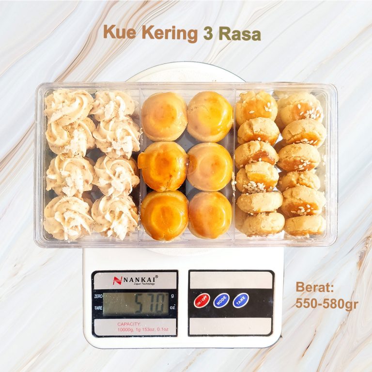 Kue Kering 3 Rasa - Berat