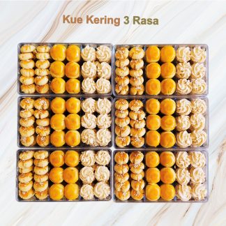 Kue Kering 3 Rasa – Nastar, Crispy Butter, Sagu Keju