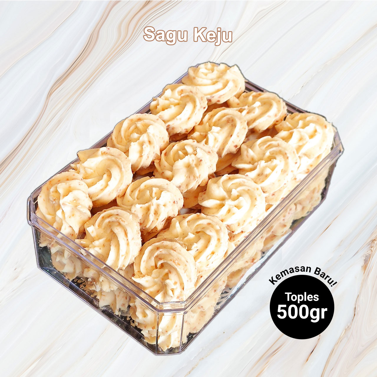 Sagu Keju Toples 500gr