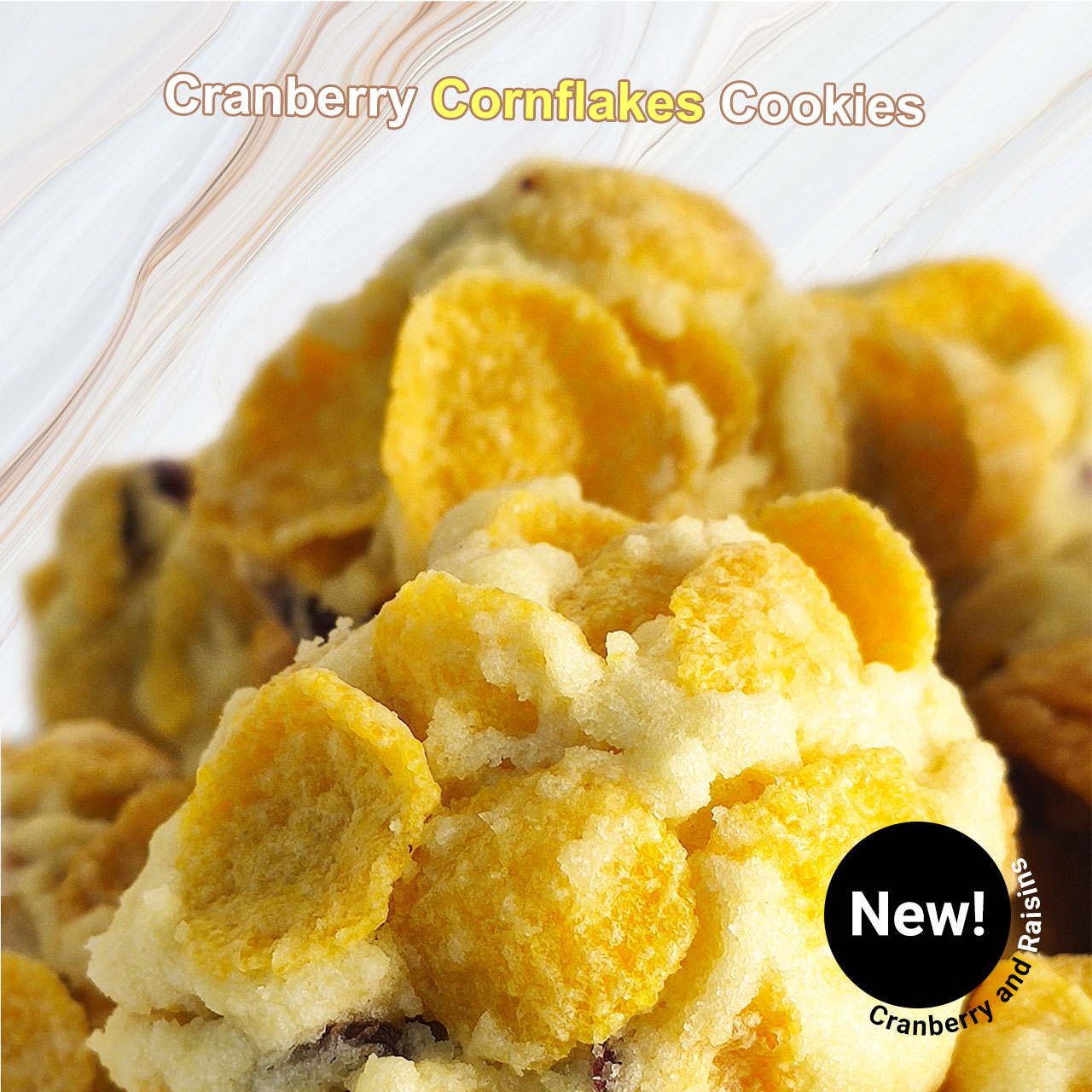 Cranberry Cornflakes Cookies Kue Kering