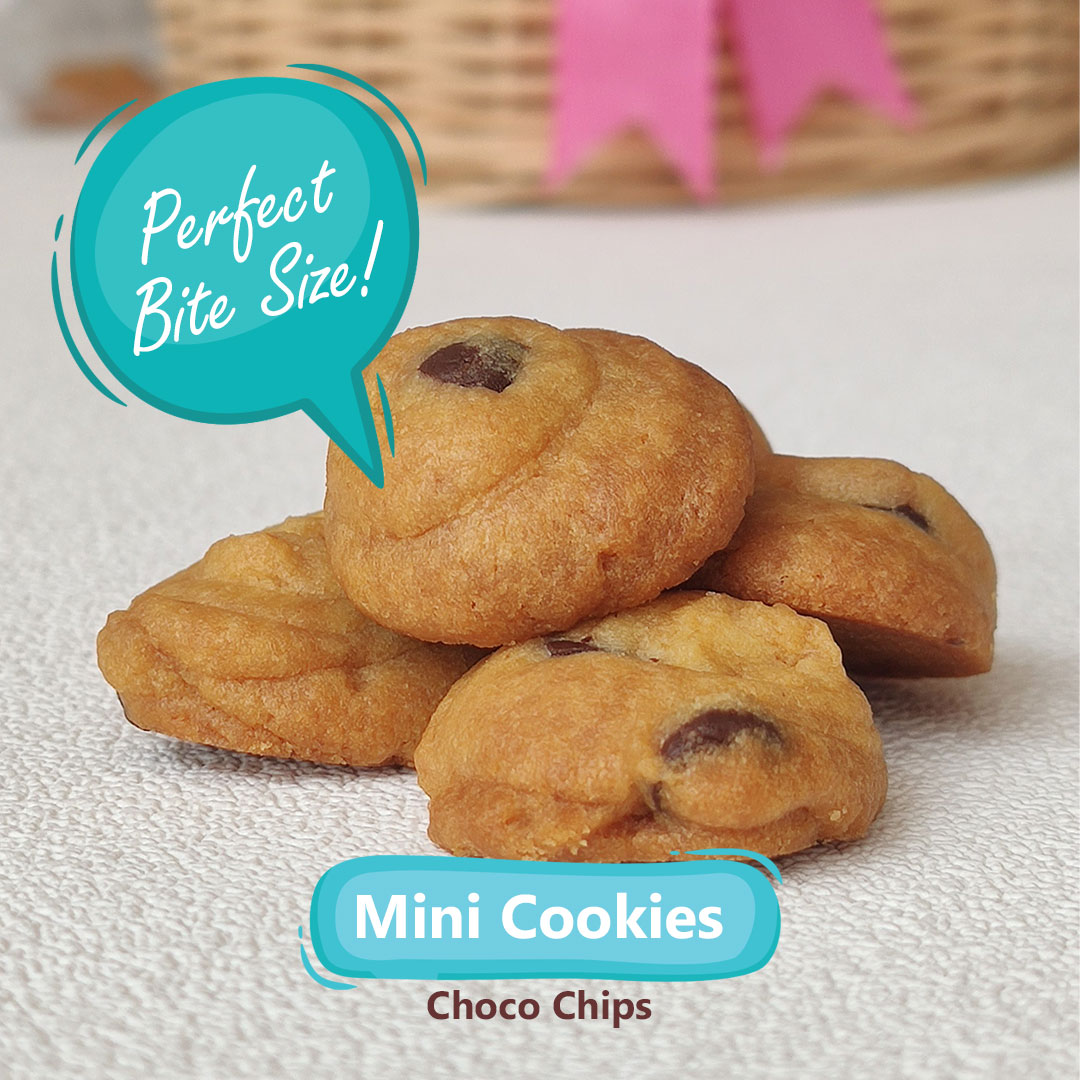 Mini Choco Chip Cookies with Dark Chocolate