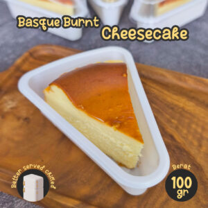 Basque Burnt Cheesecake Slice