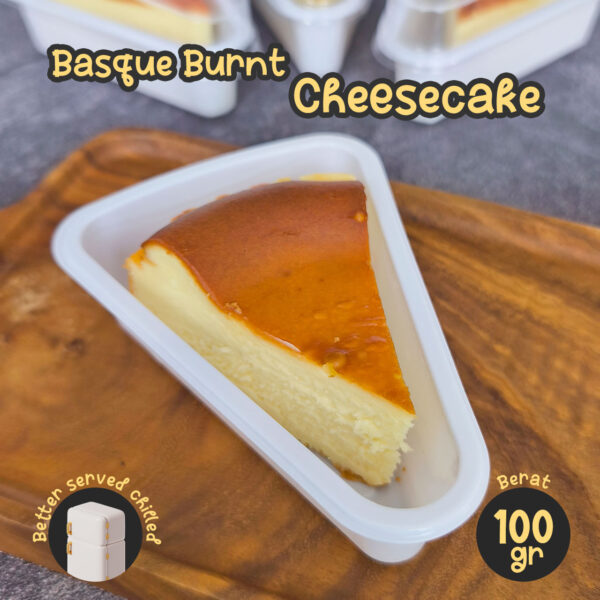 Basque Burnt Cheesecake Slice