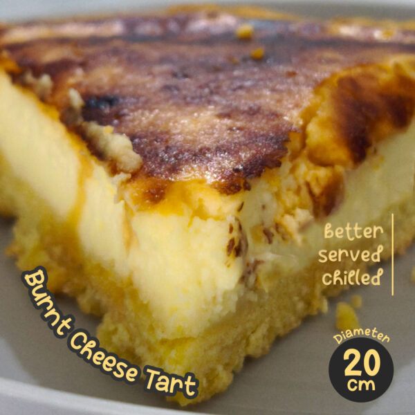 Burnt Cheese Tart Besar (20cm) - Gambar 3