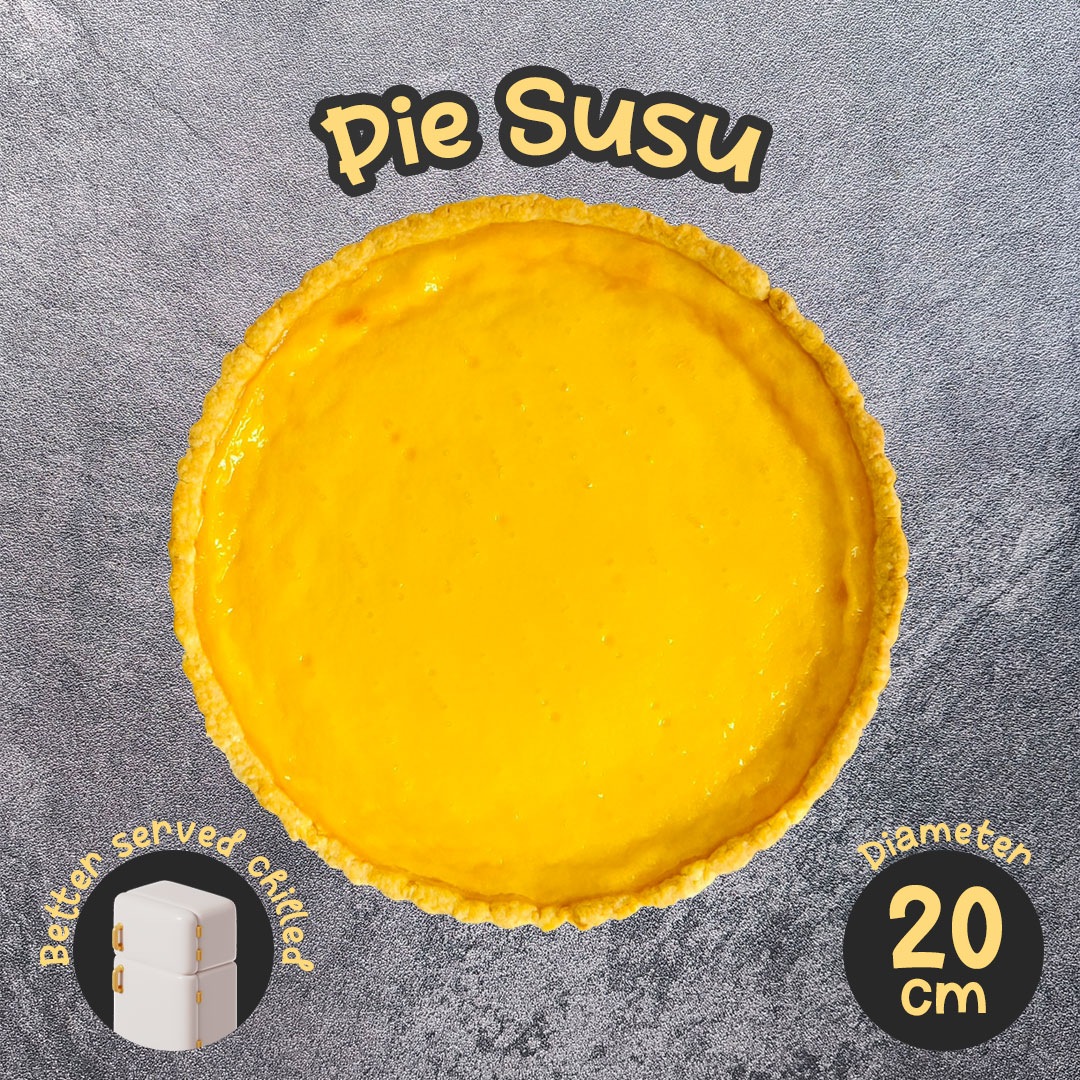 Pie Susu Egg Tart Besar Ukuran 20cm