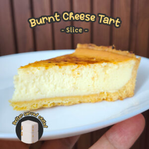 Burnt Cheese Tart Slice